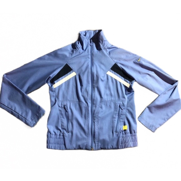 Y2K NIKE WOMENS FULL ZIP UP JACKET PURPLE VINTAGE SIZE SMALL - Picture 1 of 6